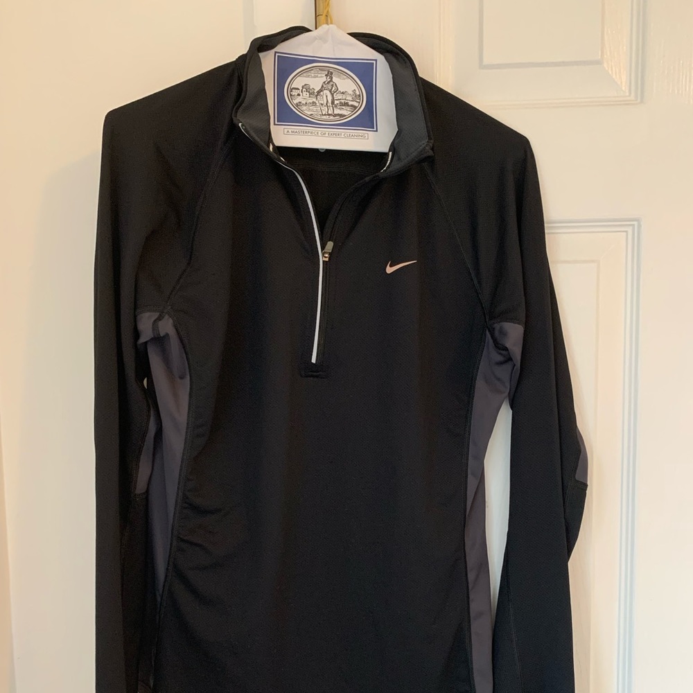 Nike Dri-Fit long sleeve half zip.